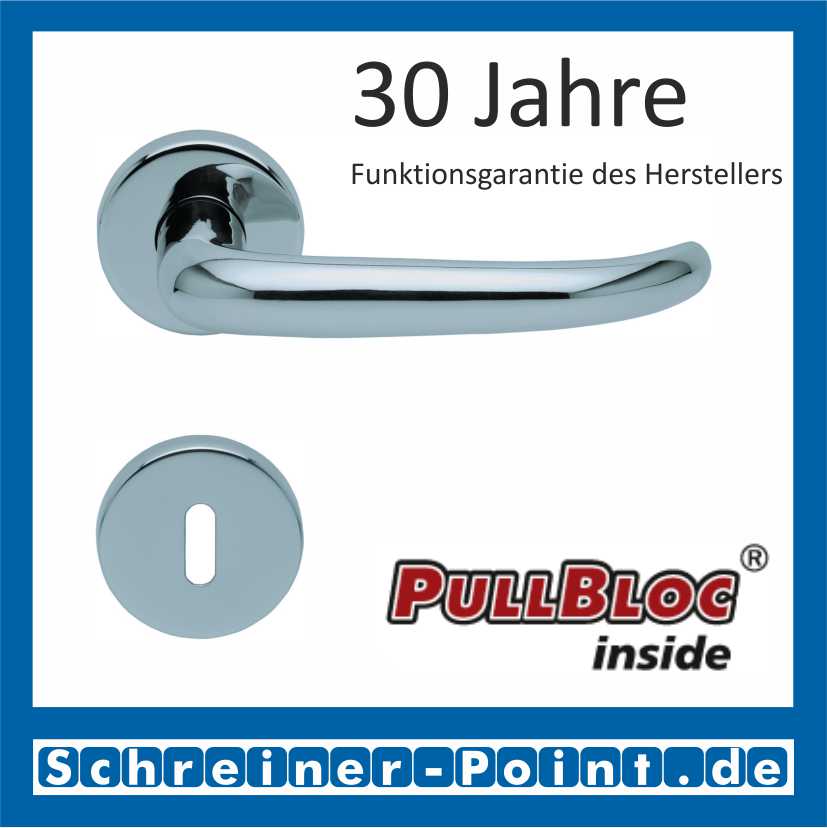 Scoop Dragon PullBloc Rundrosettengarnitur, Rosette Edelstahl poliert